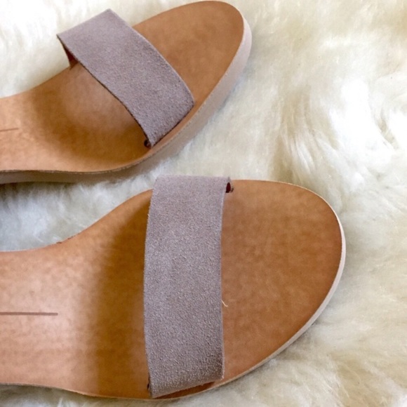 Dolce Vita West Dual Ankle Strap Taupe Sandals - Picture 5 of 7